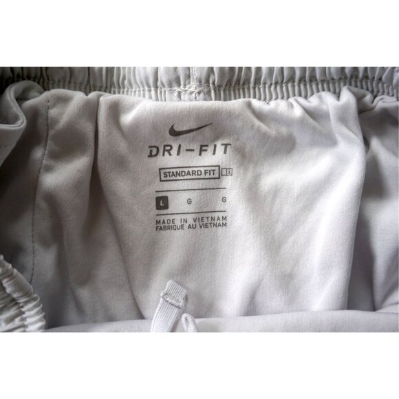 Nike Dri-FIT Girls Shorts Gray High Rise Active Standard Fit - Size L - Picture 3 of 6